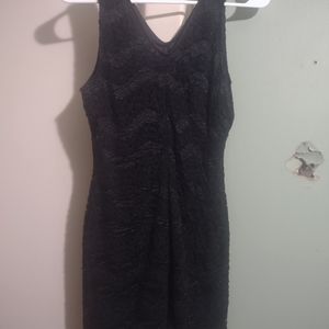 Woman's‎ Black Lace Day Sheath Dress